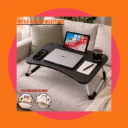 Mesa Dobrável Notebook Retrátil Home Office Apoio Cama Sofá Trabalho Café