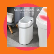 Lixeira Automática 12 Litros Com Sensor Infravermelho
