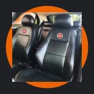 Capa Para Banco Automotivo Carro Couro Fiat Impermeável