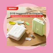 NIIMBOT D110 Impressora de Etiquetas Inteligente Térmica Bluetooth