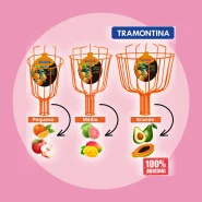 Colhedor Apanhador de Frutas em Aço Tramontina 3 tamanhos!