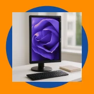 Monitor 19 Polegadas Para Leitura Design Ilustração Programação