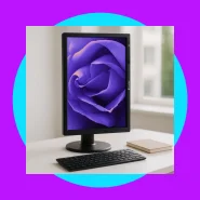 Monitor 19 Polegadas Para Leitura Design Ilustração Programação