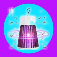 Luminária Mosquiteiro Recarregável Led Sem Radiação