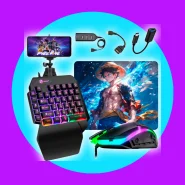 Kit Mobilador Gamer Completo Para Celular Com Teclado e Mouse