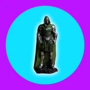 Doutor Destino Vilão Estatueta Dr Doom Marvel Action Figure