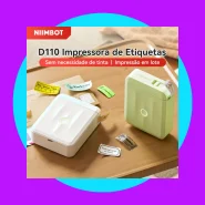 NIIMBOT D110 Impressora de Etiquetas Inteligente Térmica Bluetooth