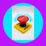 Botão do F*dase Fidget Toy Antiestresse com Switch Mecânico