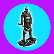 Action Figure Kratos God of War Ragnarok Resina Premium