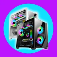 Gabinete Pc Gamer Aquário Vidro Temperado Micro ATX