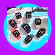 Relogio Digital Moda Minimalista Coreana Ultra Fina LED
