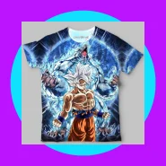 Camiseta Camisa Blusa Anime Dragon Ball Super Personagem Goku