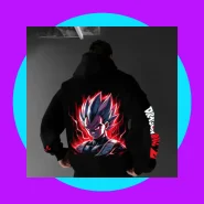 Blusa Moletom Vegeta dragon ball dbz anime Feminino Masculino