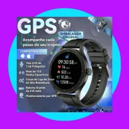 Relógio Smartwatch S30 GPS NFC Masculino HD Tela AMOLED