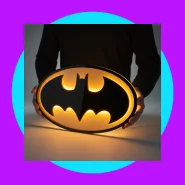 Luminária LED Geek de parede Batman