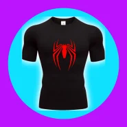Camiseta Dry Fit Homem Aranha Manga Curta e Comprida