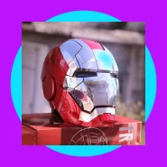 Capacete Eletronico Iron Man Mark V