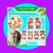 Shiba Inu Amortecedor de Porta Anti Impacto de Silicone