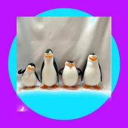 Pinguins Madagascar Decorativos Setup Gamer Geek