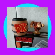 Barril Donkey Kong Impressão 3D Colorida