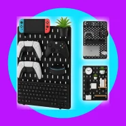 Pegboard Premium Mdf Setup Gamer Home Office Preto