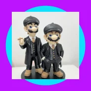 Boneco Mario Schelby Peaky Blinders Colecionável