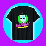 Camiseta Neon Sheldon Bazinga Big Bang Theory
