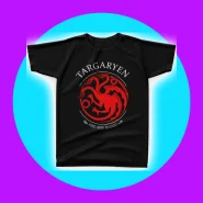 Camiseta Game of Thrones Casa Targaryen 100% Algodão