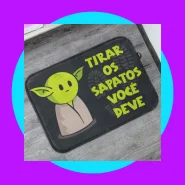 Tapetes de Entrada Yoda Star Wars Antiderrapante 55x35