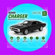 Dodge Charger 1970 Miniatura 1:24 Velozes e Furiosos
