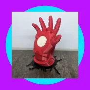 Mão do Homem de Ferro 3D Decoração Geek