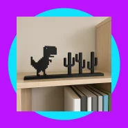 Decoração Jogo Dinossauro sem Internet do Google Chrome