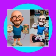 Boneco Personalizado Foto para 3D