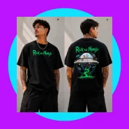 Camiseta Rick And Morty Streetwear 100% Algodão