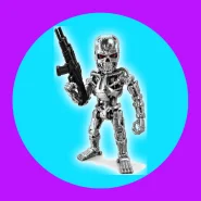 T800 Terminator COD Warzone Action Figure para Setup Gamer