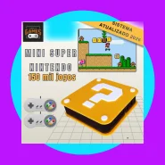 Super Game Classicos Console Retro 150 mil Jogos Modelo Bloco Super Mario