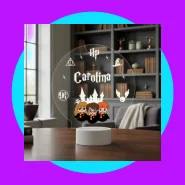 Luminária Led Harry Potter Personalizada com seu Nome