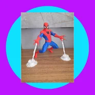 Action Figure Homem Aranha Soltando Teias
