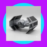Kit Modelismo Nave Star Wars Tie Fighter Darth Vader para Montar