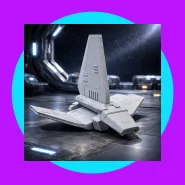 Nave Imperial Lambda Star Wars Model Kit 15cm