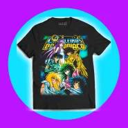 Camiseta Premium Cavaleiros do Zodíaco 100% Algodão