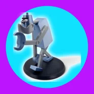 Puxa Frango Robô PicaPau Clássico Nostálgico Action Figure 20 centímetros