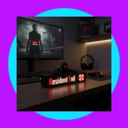 Luminária Resident Evil Zumbi Led Gamer Decorativa