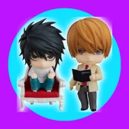 Light Yagami e L Lawliet Death Note Nendoroid Action Figure