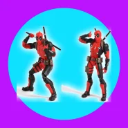 DeadPool Action Figure 18cm Articulado com Acessórios