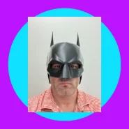 Capacete Batman Versão Robert Pattinson Tamanho Real para Cosplay