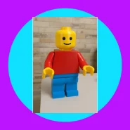 Boneco Estilo Lego Gigante 3D 20cm