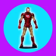 Homem de Ferro Action Figure Iron Man de 20cm