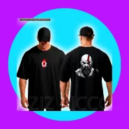 Camiseta Oversized Masculina Kratos God Of War 100% Algodão