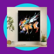 Quadro Cavaleiros do Zodíaco Saint Seiya